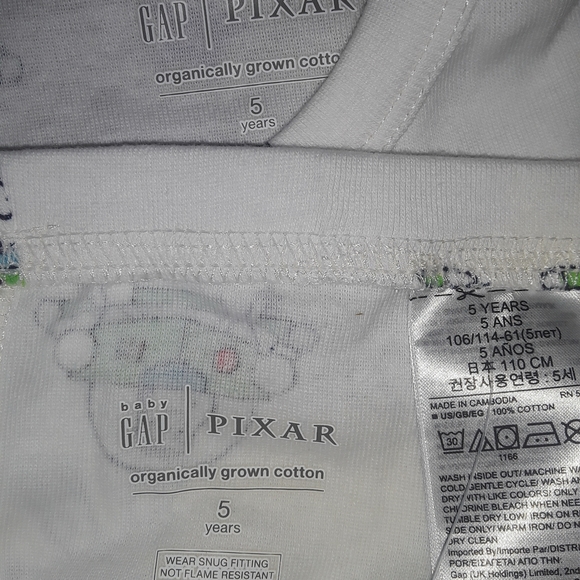 5t nwt boys gap buzz lightyear pajamas - Picture 3 of 3